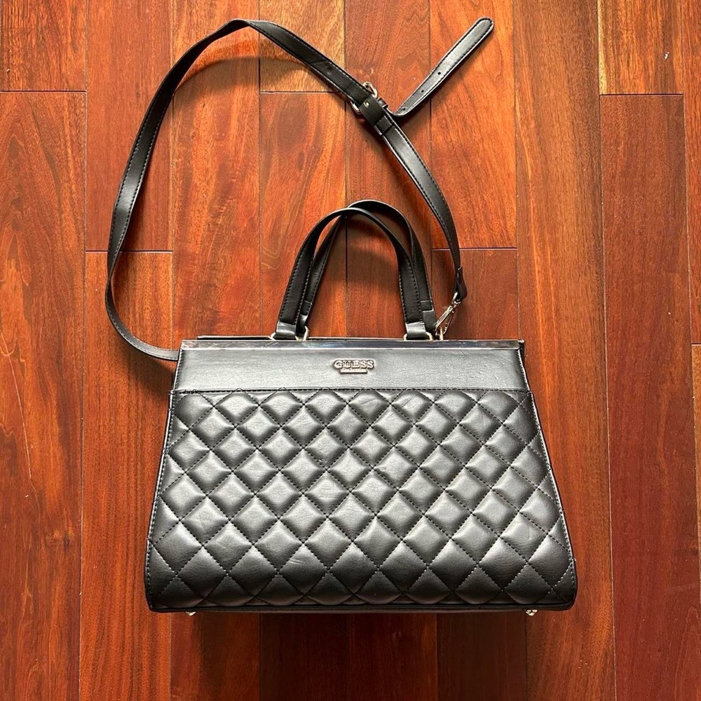 Guess Handbag with Gold Details